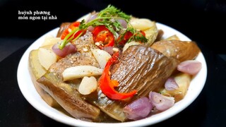 CÀ TÍM HẤP NƯỚC MẮM NHỈ CHAY | món ngon mỗi ngày dễ làm | eggplant recipes | ngon tại nhà T823