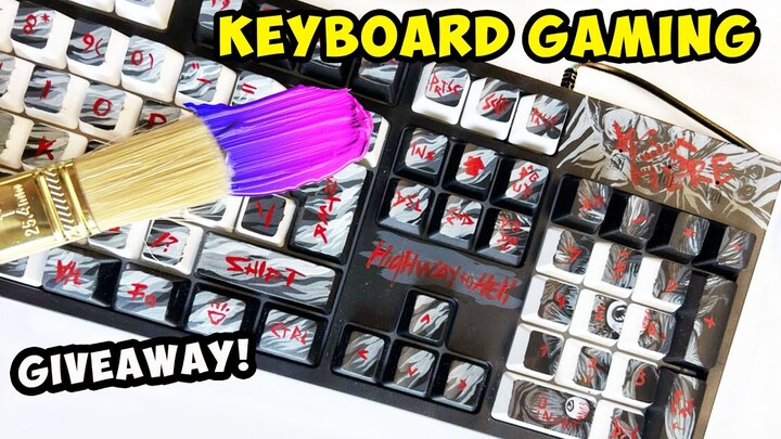 CUSTOM KEYBOARD GAMING JADI LEBIH KEREN!🎨 GIVEAWAY!