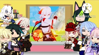 Genshin characters react to eachother//part 2 - Kazuha//no thumbnail lol