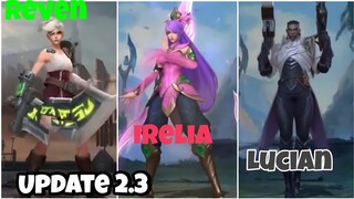 Update 2.3 : Tướng Mới Riven, Irelia, Senna, Lusian Và Tất Cả Các Trang Phục Cực Đẹp | Tốc Chiến