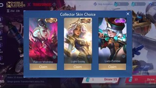 NEW COLLECTOR SKIN CHOICE EVENT | ESMERALDA LIGHT ENVOY  GRAND COLLECTION EVENT GACHA - MLBB