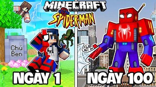 bqThanh và Ốc Sinh Tồn 100 Ngày Với Tư Cách Là Người Nhện SPIDERMAN Trong Minecraft