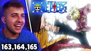 SANJI DESTROYS SATORI!! One Piece Episode 163, 164 & 165 REACTION + REVIEW