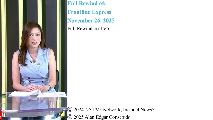 Full Rewind on TV5 | Frontline Express – November 26, 2025