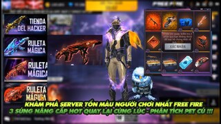 Free Fire| Server tốn máu người chơi nhất Free Fire 3 súng nâng cấp hot quay lại - Phân tích pet cú