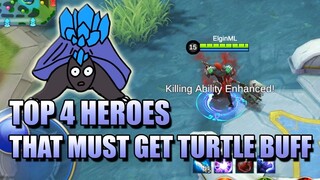 FOUR HEROES THAT CAN USE TURTLE BUFF