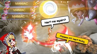This is the reason why Moonton will nerf Ruby soon | Ruby is the new Meta in offlane | Mobile Legend