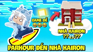 NHÀ KAIRON TRONG MINI WORLD??? MEOWPEO THỬ THÁCH PARKOUR SIÊU KHÓ ĐẾN NHÀ KAIRON