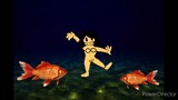 Cami cat nude uncensored underwater swimming and fish underwater night video