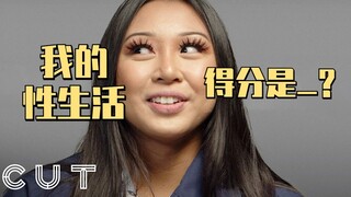100位女性自我评价：我的性生活得分是____