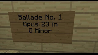 [Minecraft] Mainkan Chopin Ballade No. 1 di G minor dengan redstone?