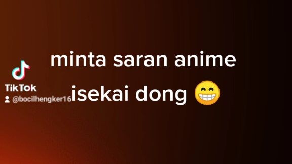 minta saran anine isekai