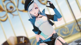 [MMD/ Genshin Impact] Early Shen He debut video leaked ❤️ Fishnet BAAM