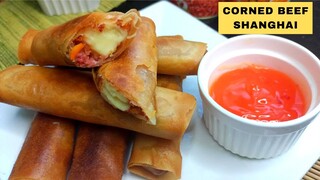 CHEESY CORNED BEEF SHANGHAI /  CORNED BEEF DPRING ROLL / CHUBBYTITA