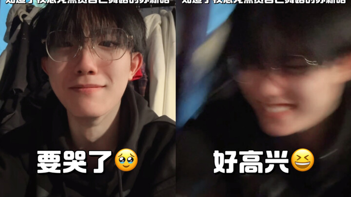 Su Xinhao acts out my fan experience: after finding out G-Dragon liked his dance video, he screams e