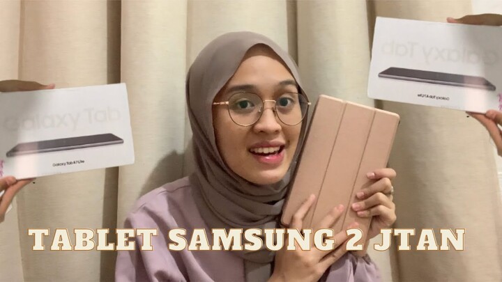 SHOPEE HAUL + UNBOXING TAB SAMSUNG GALAXY A7 LITE