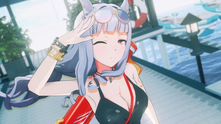 [สู้เพื่อฝันพระราชสาวเดอร์บี้MMD]เรือทอง "จีนี่"