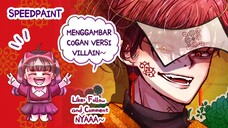 Draw a handsome villain version of a guy (〃゚3゚〃)