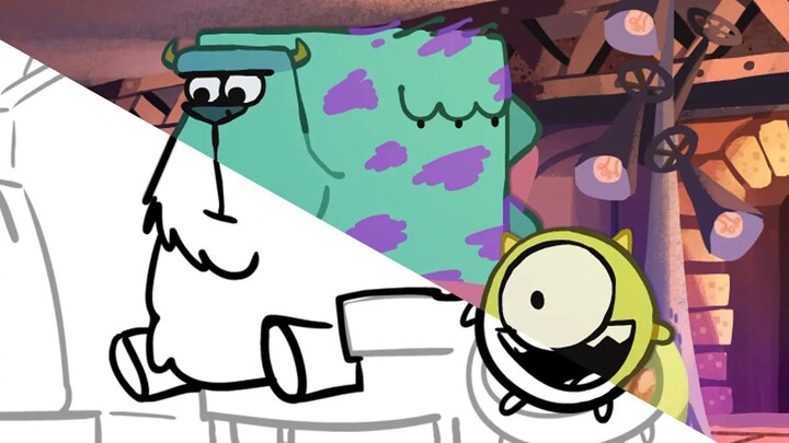 The production process of the sand sculpture animation "Monster Factory"