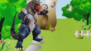 The monster captured Ultraman for his son