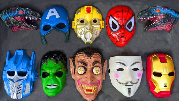 Best Superheroes Masks Review, Spider-man, Hulk, Iron man, Transformers prime, Ghost Rider, Hacker