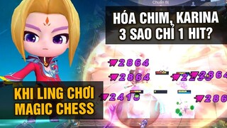 MLBB | KHI LING CHƠI CỜ?? Hiến Tế Chim Phượng Hoàng! KARINA 3⭐ 1 HIT BAY MÀU? | Tốp Mỡ