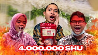 CHALLENGE DI NIKAHAN RANDOM! MAKAN PERMEN KARET GHOST PEPPER LVL 4.000.000!