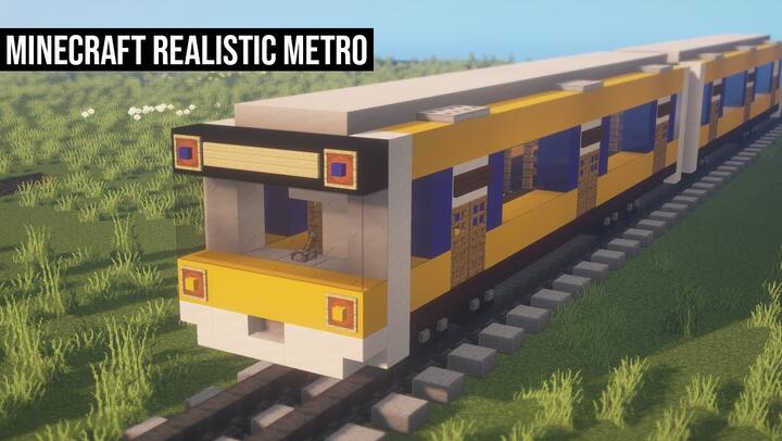 How to build a realistic subway in Minecraft