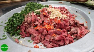 Ẩm Thực Đám Cưới | Thịt Trâu Sống Nộm Quả Muối Rừng Đám Cưới Người Thái Trắng (P2) HẾT