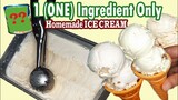 1 INGREDIENT only HOW TO MAKE ICE CREAM - NEGOSYONG PATOK W COMPUTATION | HOME MADE ICE CREAM