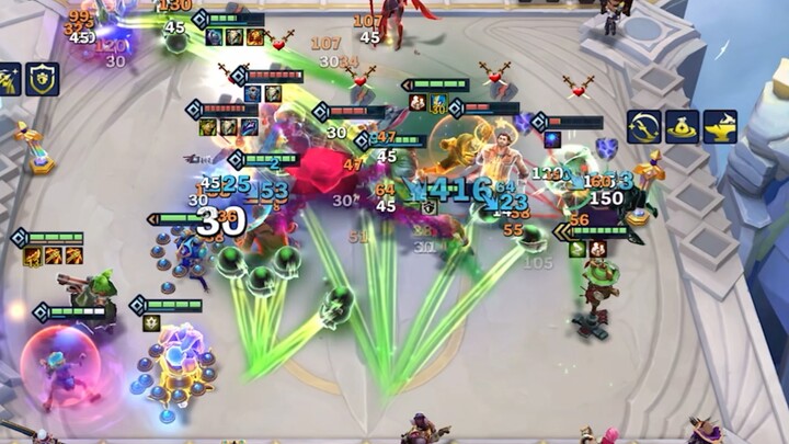 Triple combo, 40 hits in one second, true damage across the entire screen