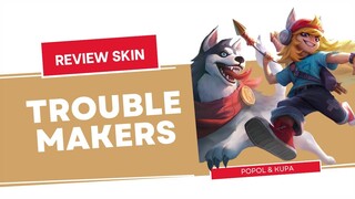 JADI ANJING HUSKY | GAMEPLAY SKIN STARLIGHT POPOL & KUPA TROUBLE MAKERS | Mobile Legends Bang Bang