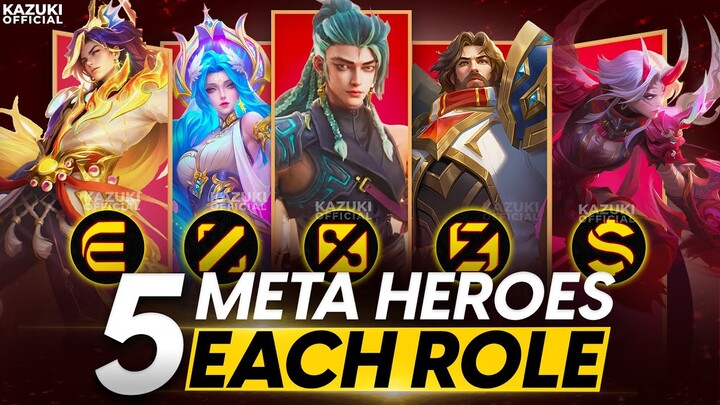 TOP 5 META HEROES FROM EVERY ROLE TO BAN OR PICK IN SEASON 34 | MLBB