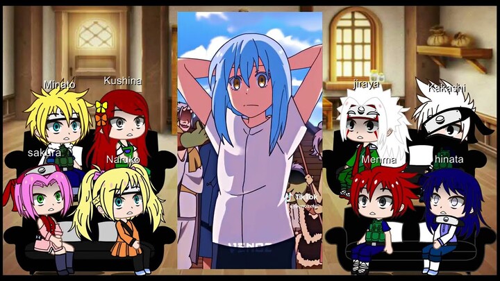 Naruto's Family react to Naruto as Rimuru Tempest || banished au || #narutoamv #rimuru
