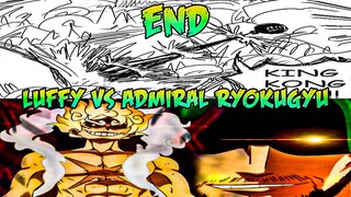 ENDING PERTARUNGAN LUFFY VS ADMIRAL RYOKUGYU (GREEN BULL) FULL FIGHT - ONE PIECE MANGA SUB INDO