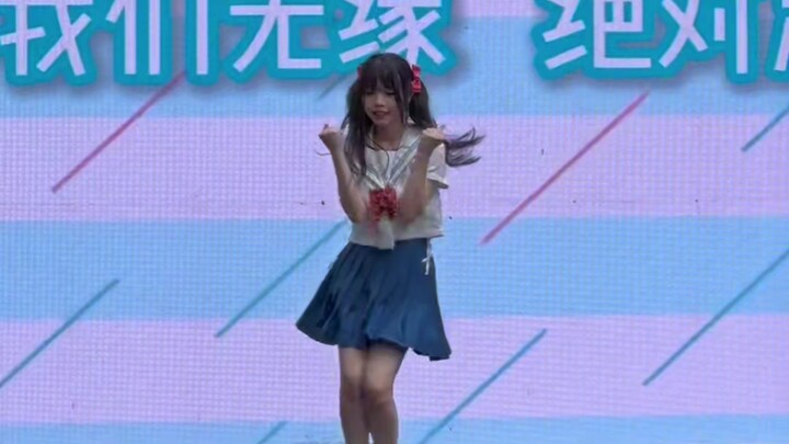 The loser heroine is too impatient! (Energetic but missed the shot)