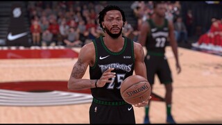 Derrick Rose NBA Highlights | NBA 2K20 REALISTIC MOD