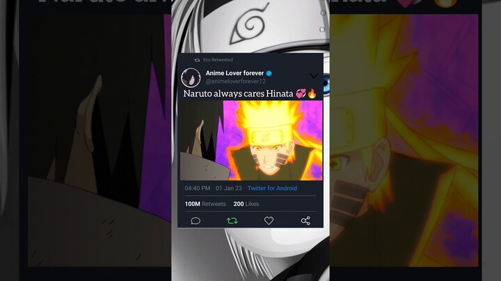 Naruto always cares Hinata 💞🔥 #shorts #anime #naruto #hinata #sasuke #trendingshorts #viral