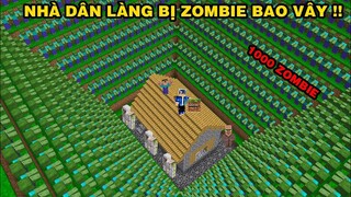 Mình Đã Chống Lại Đại Dịch Zombie | Nhờ Tạo Ra Đội Quân Golem Đồng | TRONG MINECRAFT PE..!!