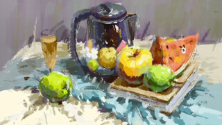 Digital Painting | Still Life Drawing On iPad