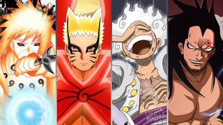 KETIKA NARUTO & MINATO MELAWAN LUFFY & DRAGON