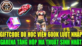 [Free Fire] Giftcode Dù Học Viện 600k Lượt Nhập - Garena Tặng Hộp Ma Thuật Sinh Nhật 3 Tuổi