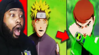 Naruto & Ben 10 Really Out Here Throwing Hands! @Baqash Animates