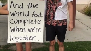 魔术师邀请女友兼助手合作表演，其实是精心准备的求婚。这...不可能最后还猜不到吧？