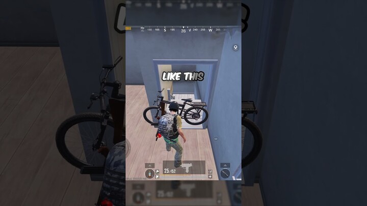Block Enemy's Way with Bicycle Trick (PUBG Mobile & BGMI) #shorts #bgmi