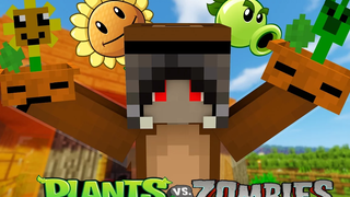 Minecraft Plant Vs Zombie Series 2 ต้นทานตะวันกับ Repeater