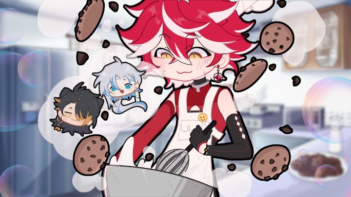 To win the hearts of the guys, I made cookies filled with love for them!