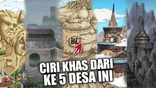 Ciri khas 5 desa besar yang ada di anime Naruto