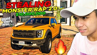 Stealing MONSTER RAP 2.0 ni @VonOrdonaYT sa Billionaire City GTA 5!! (Wanted)