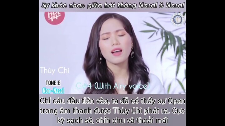 Sự khác biệt giữ hát Non Nasal & Nasal